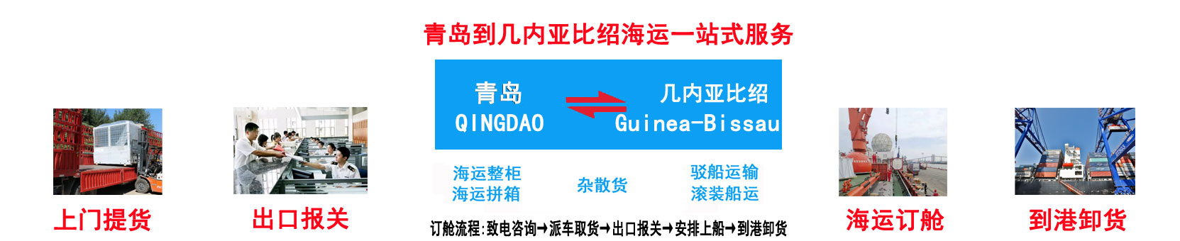 青岛到几内亚比绍海运 青岛到几内亚比绍物流